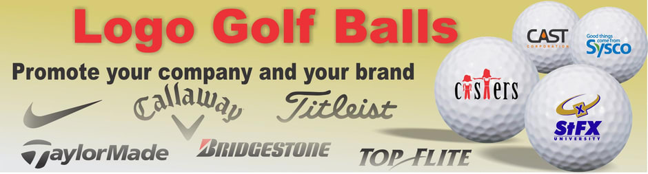 Logo golf balls